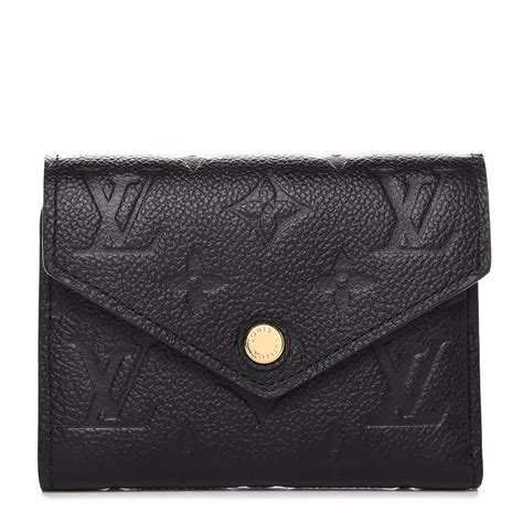 louis vuitton victorine wallet black|Louis Vuitton empreinte wallet.